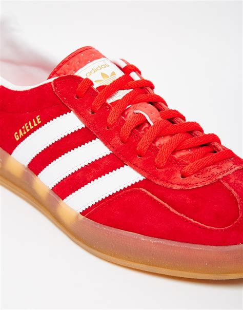 adidas rot gazelle|Adidas gazelle shoes red.